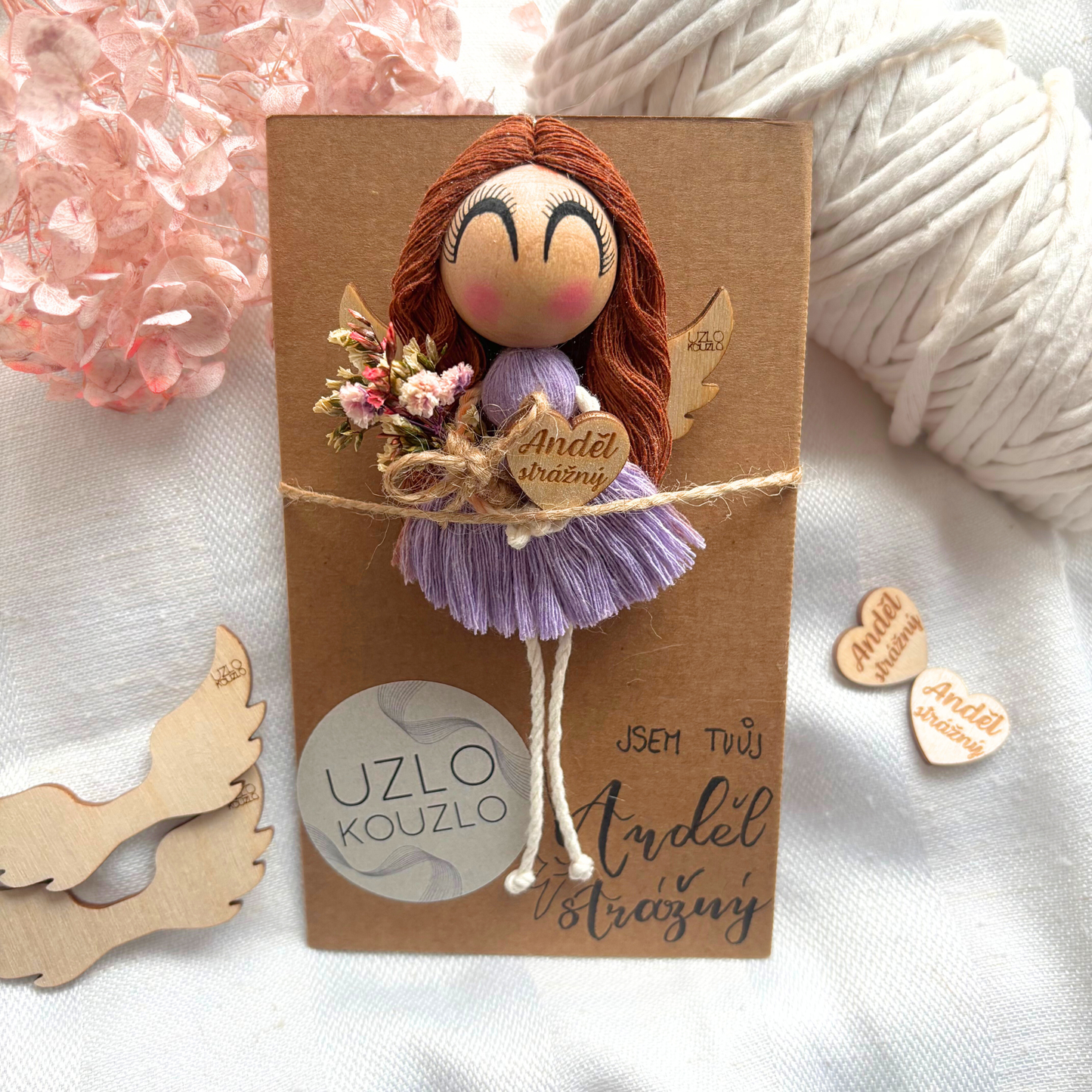 Skladem Andělka fialová