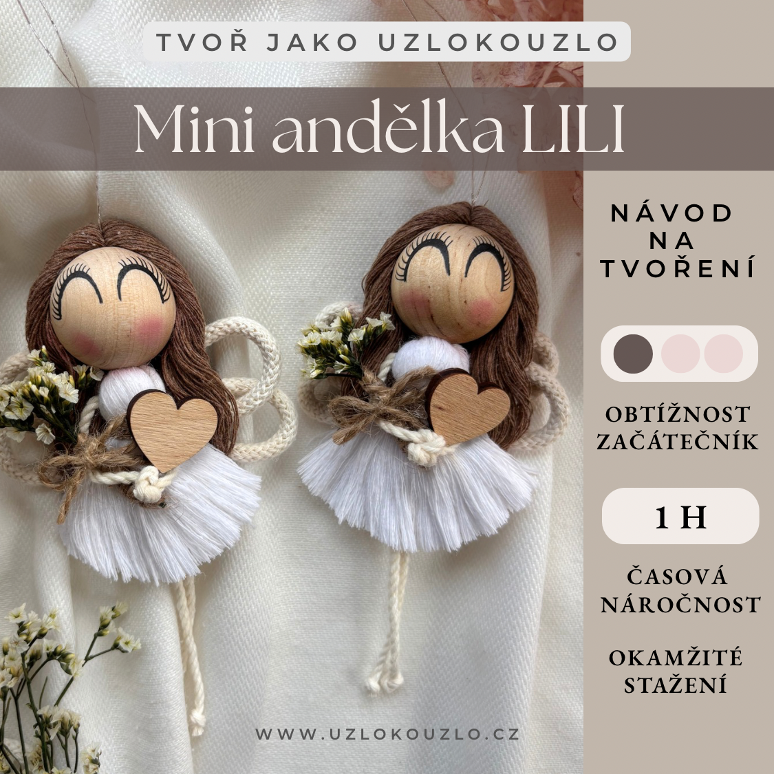 Digitální návod: Miniandělka “LILI”