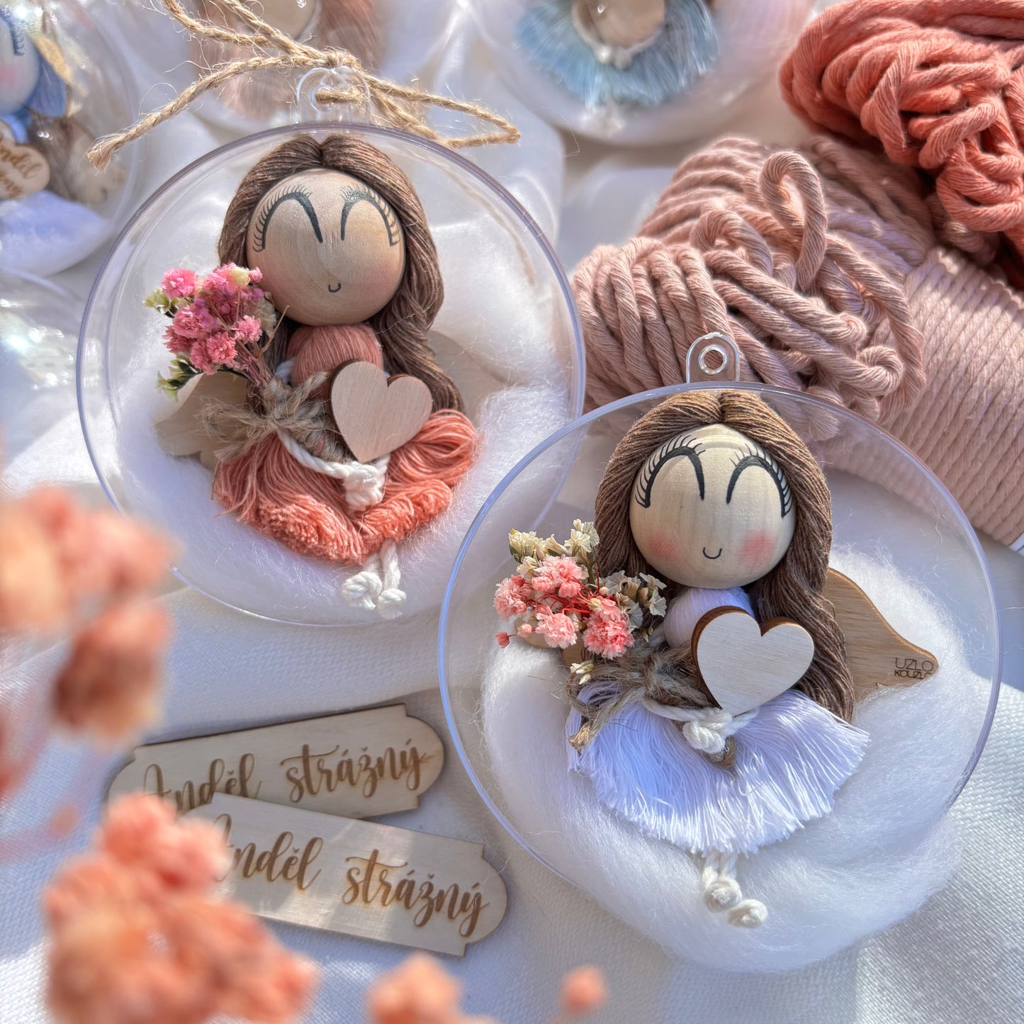 Digitální návod: Andělka “BLANKA” v baňce