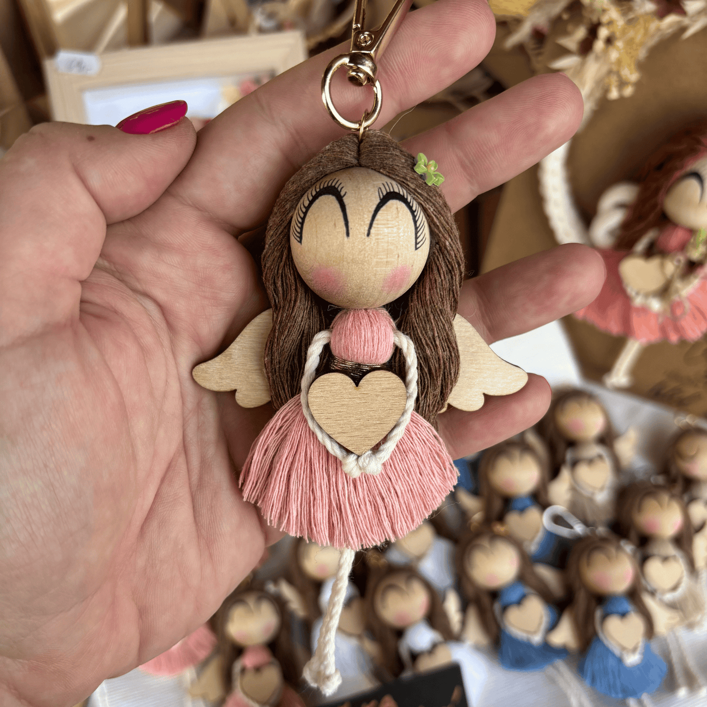 Andělka na karabince