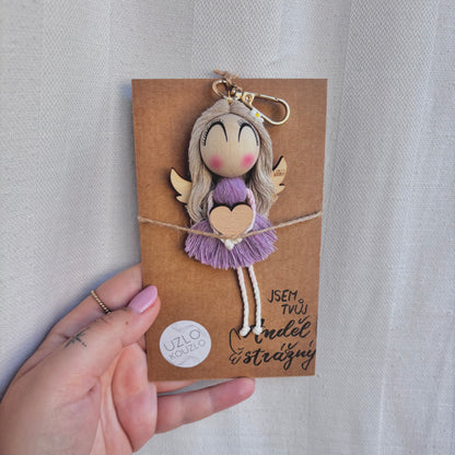 Andělka na karabince