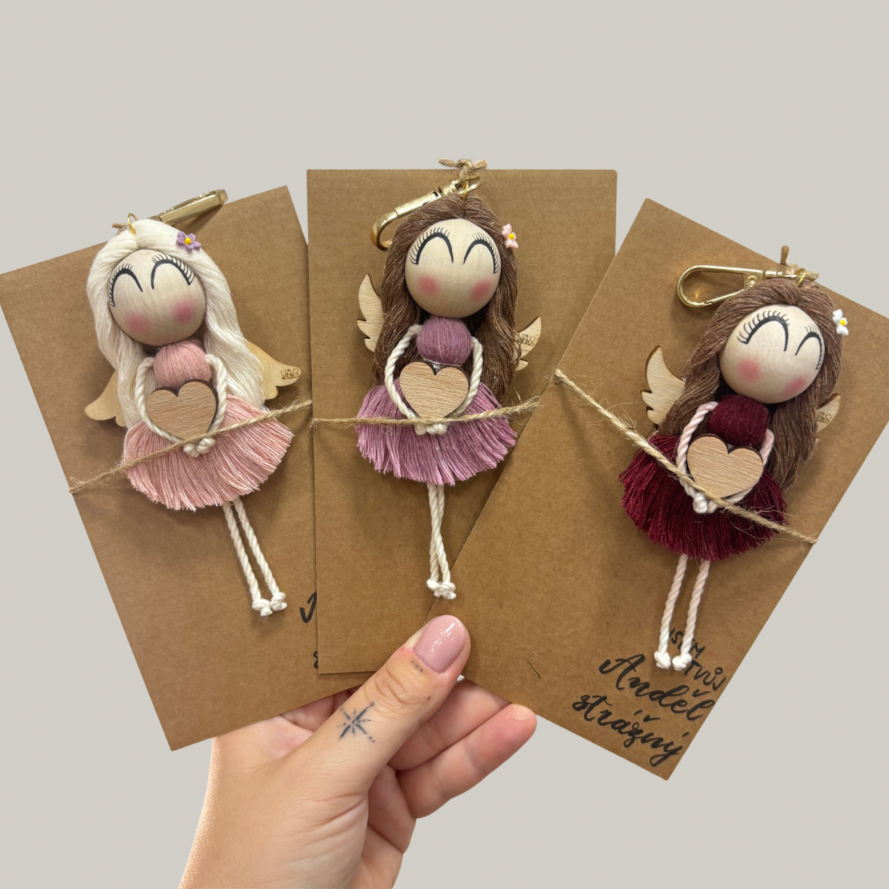 Andělka na karabince