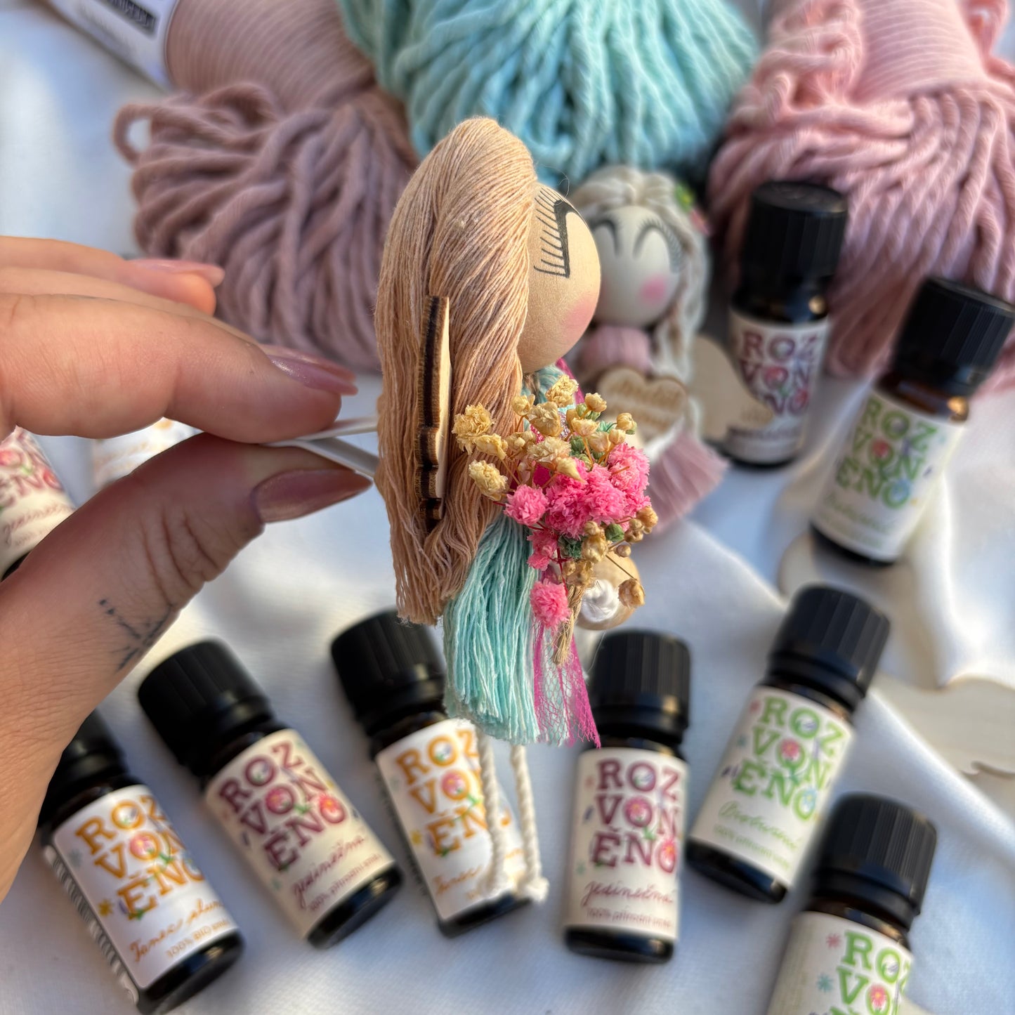 Aromadifuzér do auta s 100% bio olejem JEDINEČNÁ